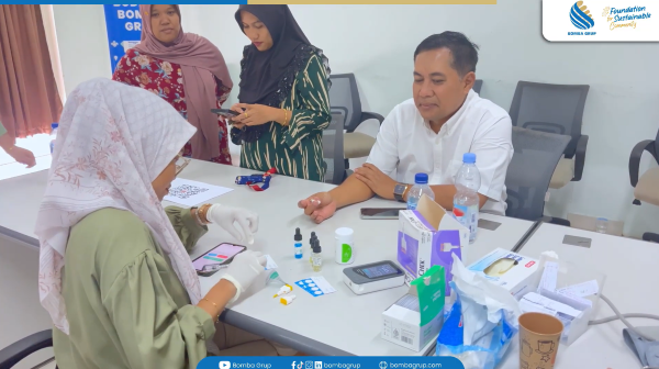 Donor Darah di Bulan K3 Nasional oleh PT Golden Blossom Sumatra